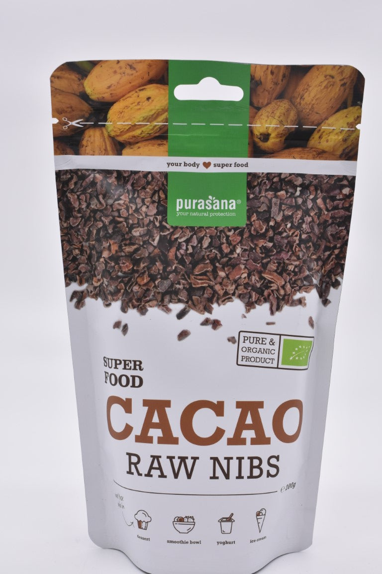 Éclats de cacao crus