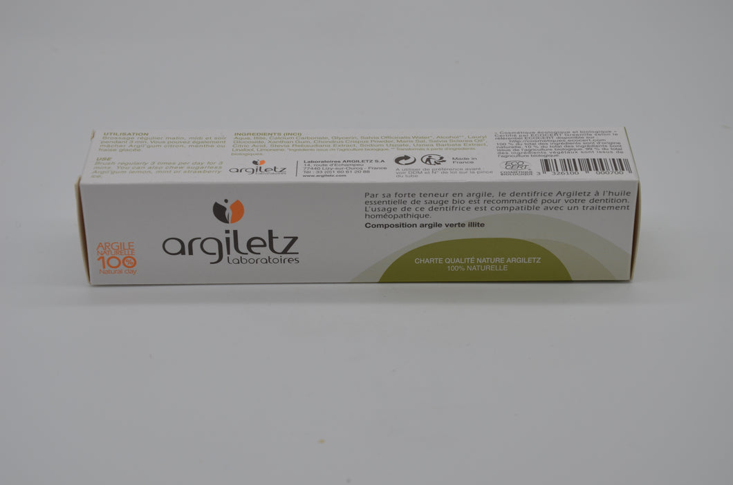 Argiletz dentifrice sauge 75 ml