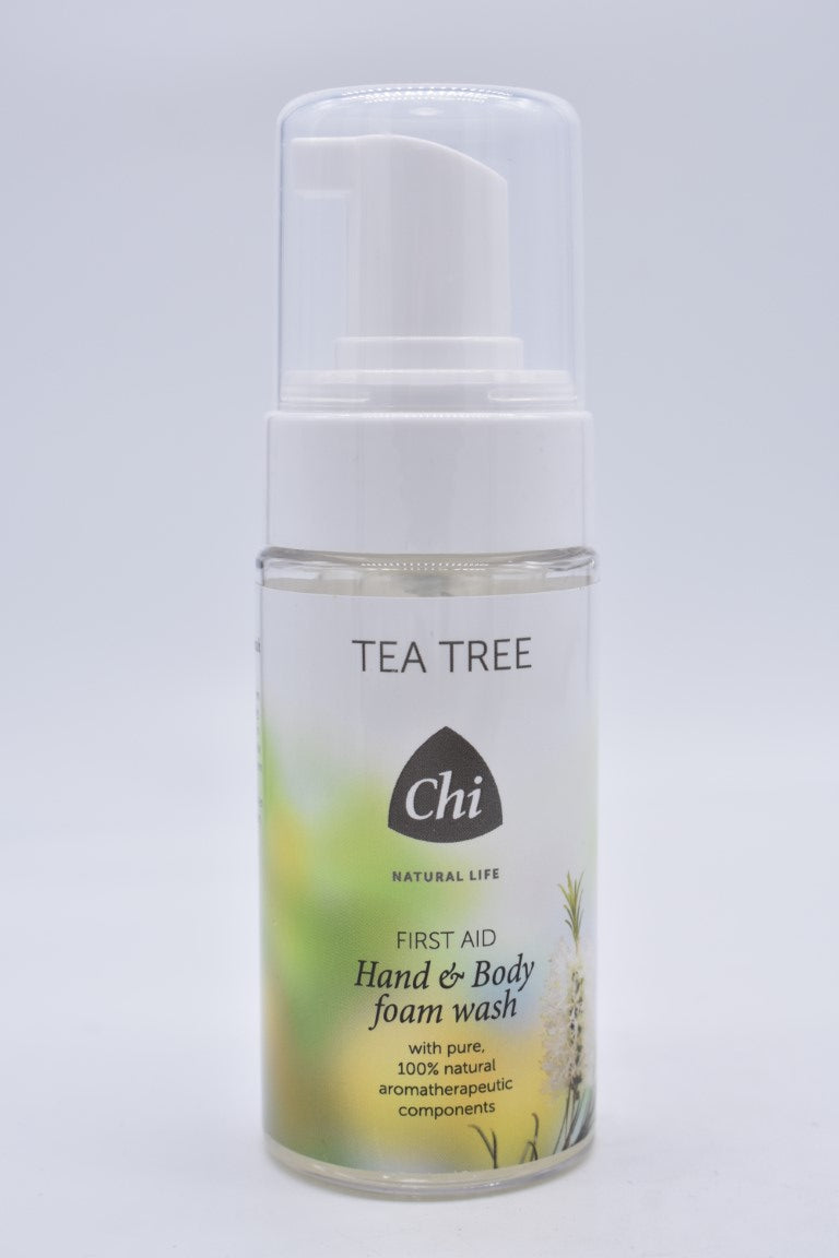 chi tea tree foam wash hand en body