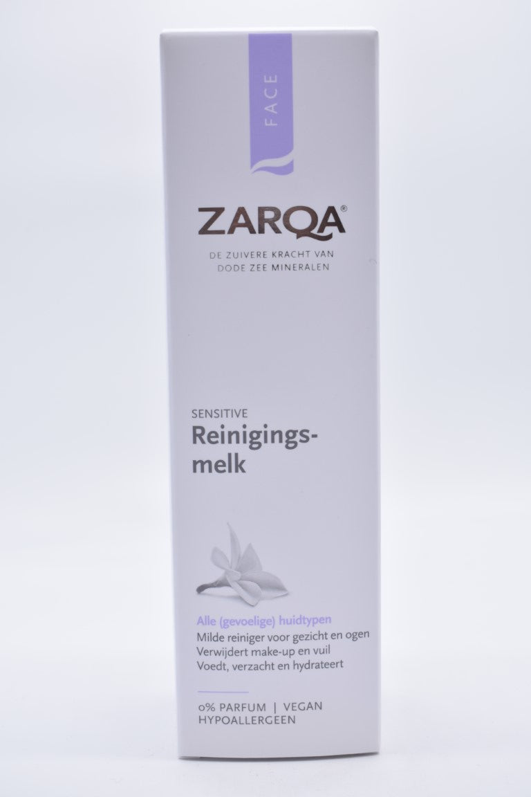 zarqa face reinigingsmelk gevoelige huid