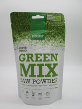 Afbeelding in Gallery-weergave laden, Purasana Green Mix raw powder 200 gr
