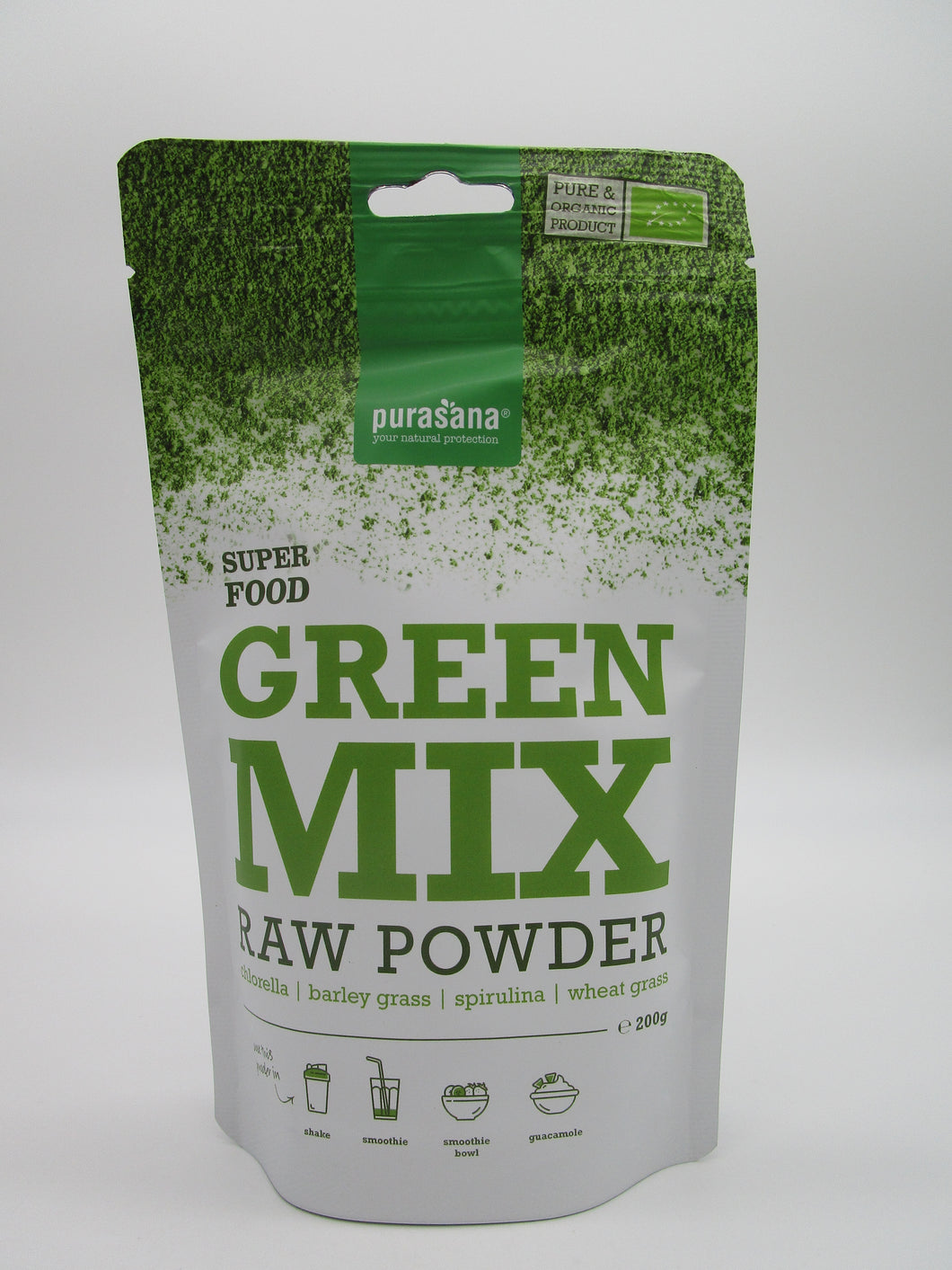 Purasana Green Mix raw powder 200 gr